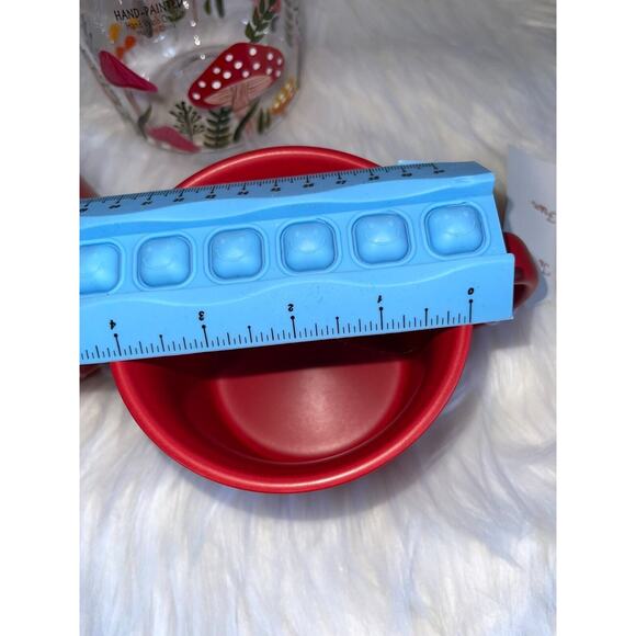 Seeds & Sunshine Mushroom Toadstool 2 Coffee Mugs & 1 Glass Mushroom Cannister - Picture 10 of 12